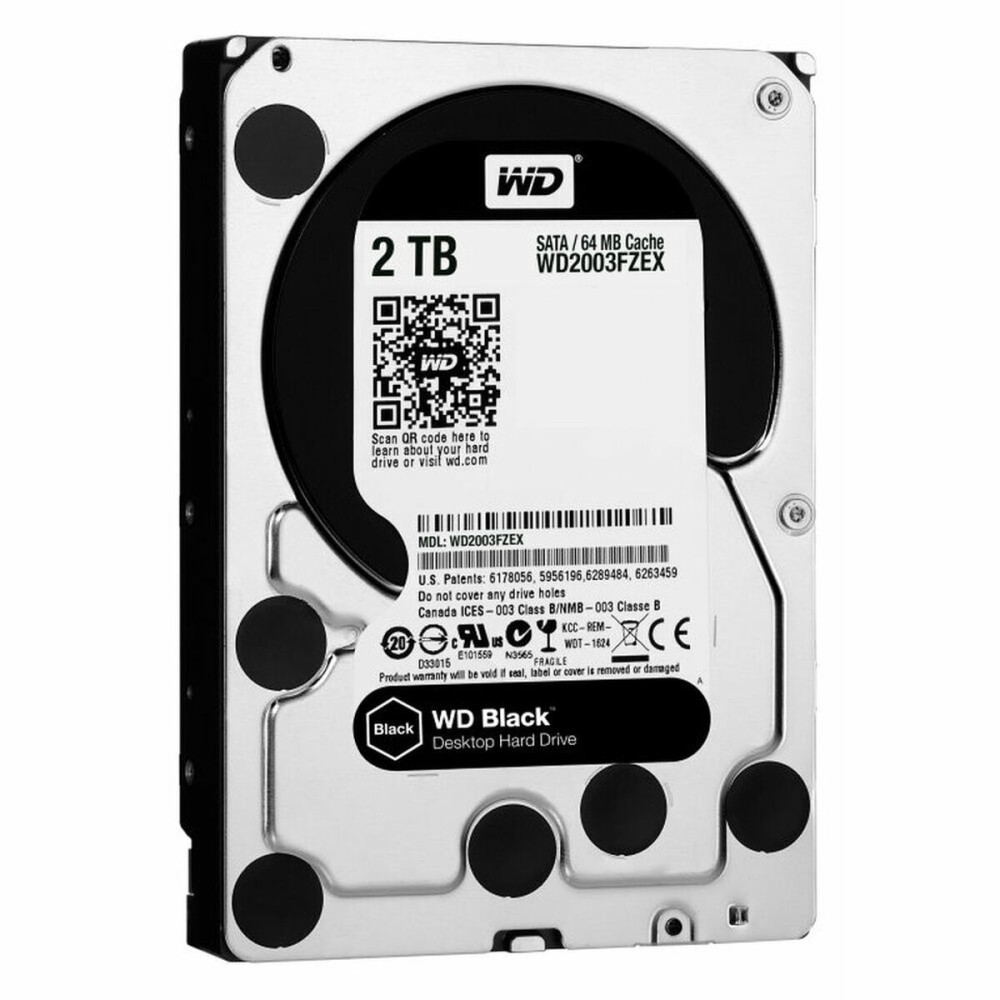 HardDriveWesternDigitalBlack3.5"2TBSataIII7200rpm