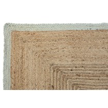 CarpetDKDHomeDecorScandiGreenLightbrownJute(120x180x1cm)