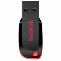 PendriveSanDiskCruzerBladeUSB2.0PretoMulticolorPreto/Vermelho128GB