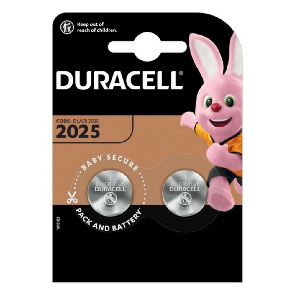 PilasLitioCR2025DURACELL3V(2uds)