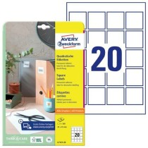 Etiquetas adhesivas Avery 45 x 45 mm Blanco 25 Hojas