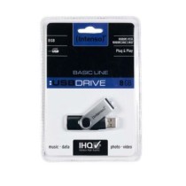 USBPendriveINTENSOBasicLine8GBSchwarzSilber8GBUSBPendrive