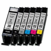 CompatibleInkCartridgeCanonCLI-571MGXLMagentaBlack