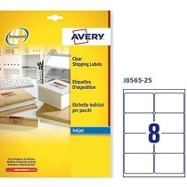 Etiquetas adesivas Avery 99,1 x 67,7 mm Transparente 25 Folhas (25)