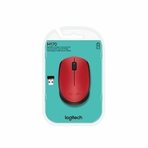 MousesenzaFiliLogitechM1711000dpiNeroRosso