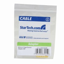 AdaptadorRCAStartechRCACOAXMFAmarelo