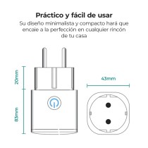 SmartPlugKSIXSmartEnergyMiniWIFI250VWhite