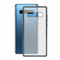 CapaparaTelemóvelSamsungGalaxyS10KSIXFlexMetalTPUTransparenteCinzentoMetalizado