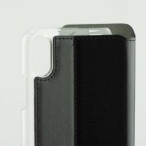 MobileCoverCaseIphoneXContactSlimBlackTextilePolycarbonate