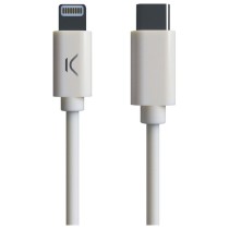 USB-CaufLightningVerbindungskabelKSIXMFI(1m)Weiß