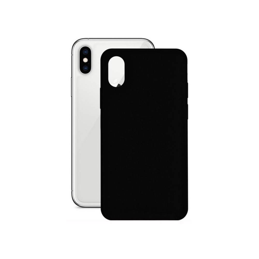 CustodiaperCellulareiPhoneX/XSKSIXBIG-S1904218NeroSiliconeiPhoneX,XS