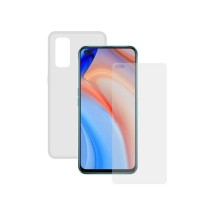 FilmProtecteurenVerreTrempépourTéléphonePortable+ÉtuipourTéléphonePortableOppoReno4ContactTransparent