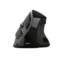 Mouse senza Fili Trust Voxx Bluetooth Ricaricabile Ergonomico Verticale Nero 2400 dpi