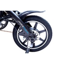 BiciclettaElettricaSkateFlashUrbanCompactNero/Blu250W25km/h