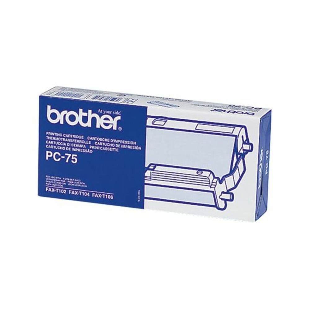 Tinteiro de Tinta Original Brother PC-75 FAXT104106