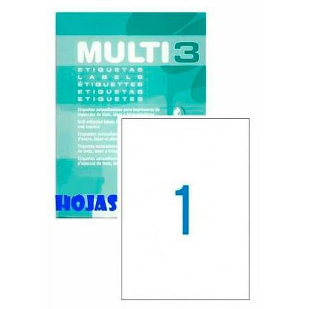 Adesivos/Etiquetas MULTI 3 210 x 297 mm A4 100 Folhas