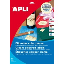 Adhesives/Labels Apli Pink A4 20 Sheets 210 x 297 mm