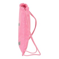 Rucksacktasche mit Bändern Benetton Flamingo pink Rosa (35 x 40 x 1 cm)