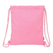 Rucksacktasche mit Bändern Benetton Flamingo pink Rosa (35 x 40 x 1 cm)