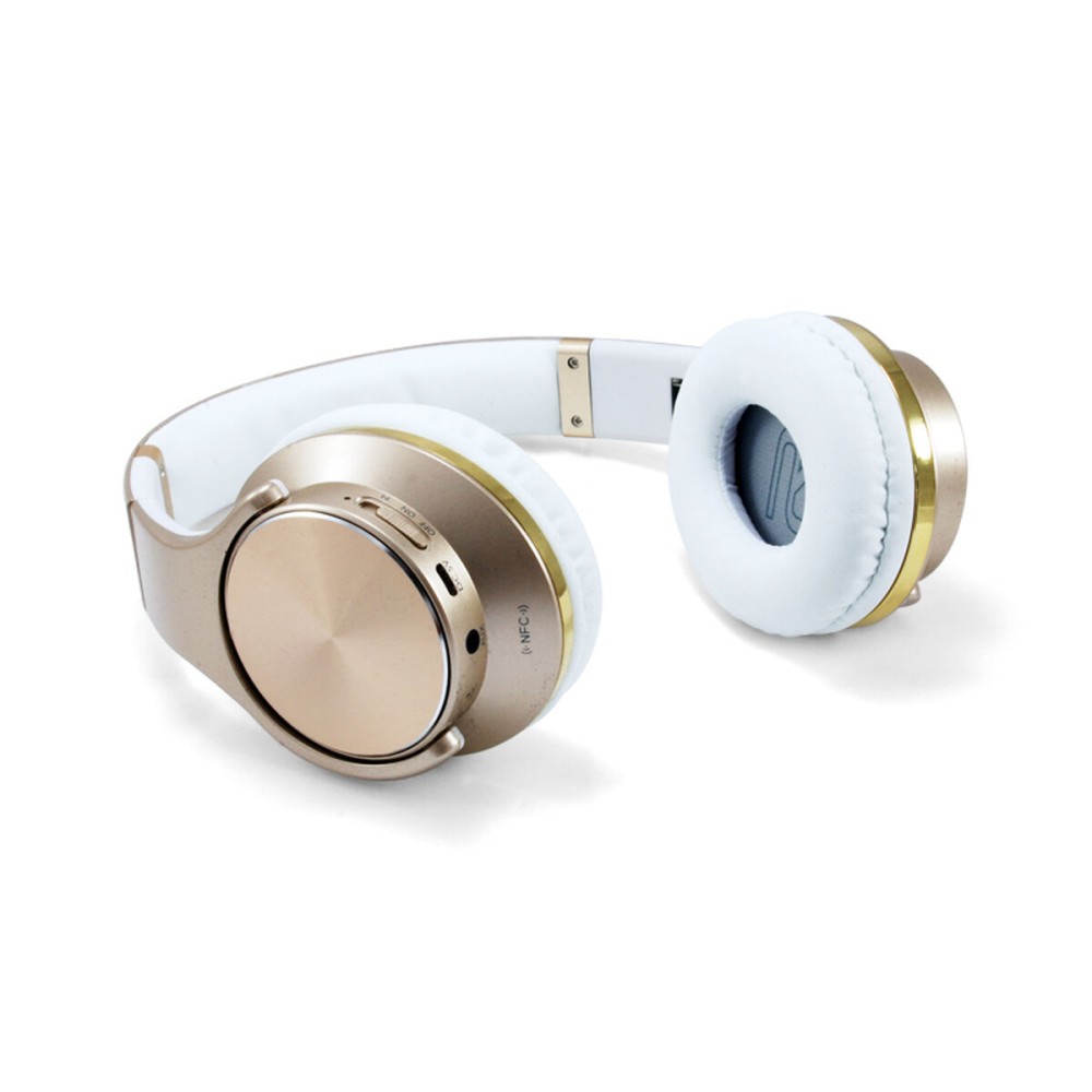 Auriculares com microfone Conceptronic CHSPBTNFCSPKG Dourado