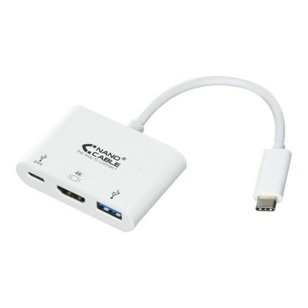 AdaptadorUSBCparaHDMINANOCABLE10.16.4302FullHD(15cm)Branco