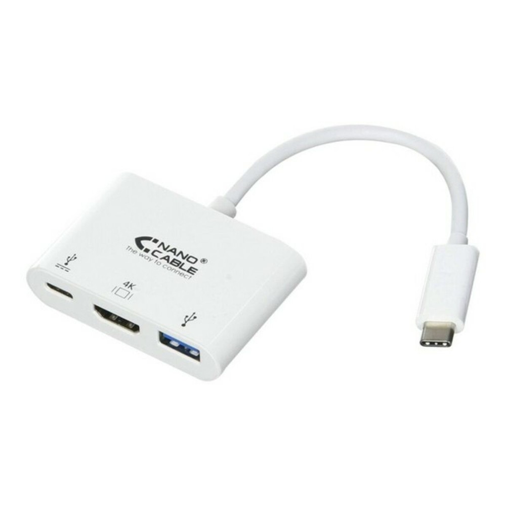 USBCtoHDMIAdapterNANOCABLE10.16.4302FullHD(15cm)White