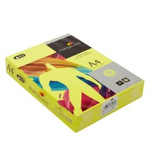 Papel Fabrisa Amarelo Fluorescente 500 Folhas Din A4