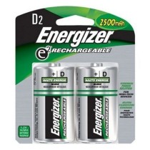 PilesRechargeablesEnergizerENRD2500P2HR20D22500mAh