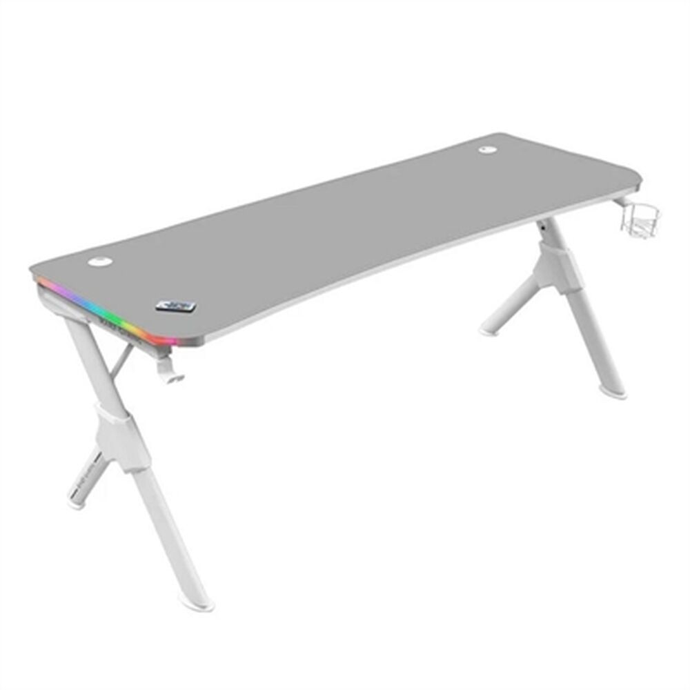 TableMarsGamingMGDXLRGBWLEDRGBWhiteSteel160x60cm