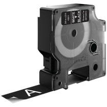 Laminiertes Klebeband zur Kennzeichnung von Maschinen Dymo D1 45811 LabelManager™ Schwarz Weiß 19 mm (5 Stück)