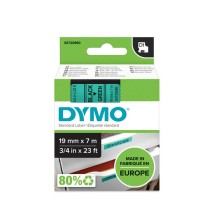 Nastro Laminato per Etichettatrici Dymo D1 45809 LabelManager™ Nero Verde 19 mm (5 Unità)