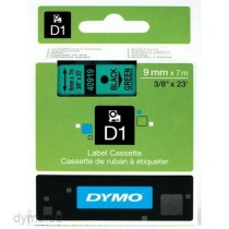 Laminated Tape for Labelling Machines Dymo D1 40919 LabelManager™ Black Green 9 mm (5 Units)