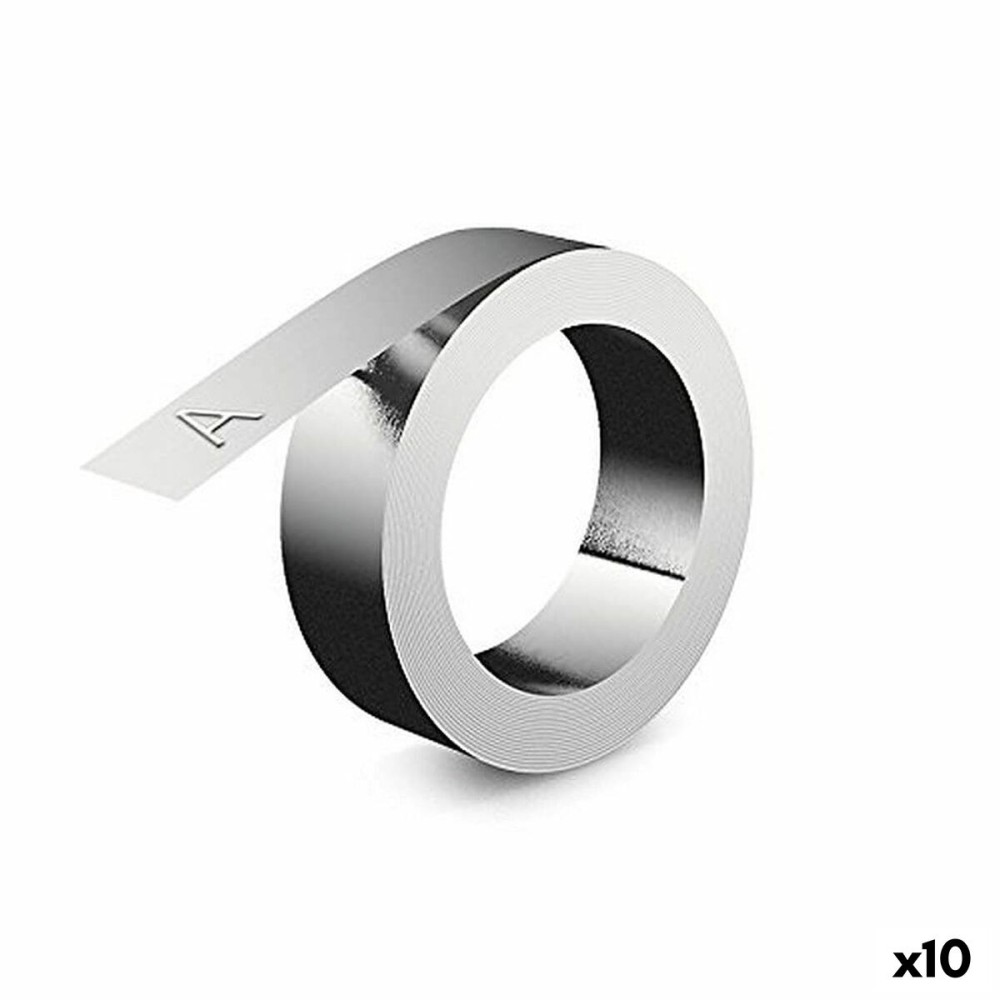 Laminiertes Klebeband zur Kennzeichnung von Maschinen Dymo 31000 Rhino™ Aluminium 12 mm (10 Stück)