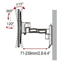 SuporteTVHaegerDoubleTilt&Swivel17"-37"