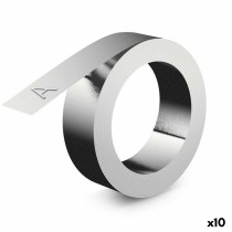 Laminiertes Klebeband zur Kennzeichnung von Maschinen Dymo Rhino™ Aluminium 12 mm (10 Stück)