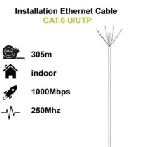 UTPCategory6RigidNetworkCableEwent(305m)