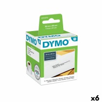 Roll of Labels Dymo 99010 28 x 89 mm LabelWriter™ White Black (6 Units)