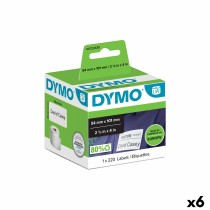 Roll of Labels Dymo 99014 54 x 101 mm LabelWriter™ White Black (6 Units)