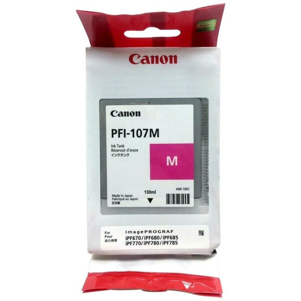 TinteirodeTintaOriginalCanonPFI-107MMagenta