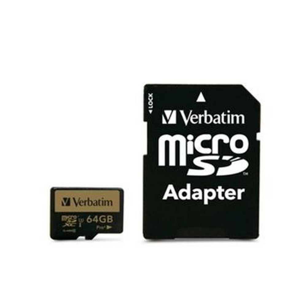 Cartão de Memória Micro SD com Adaptador Verbatim Pro+