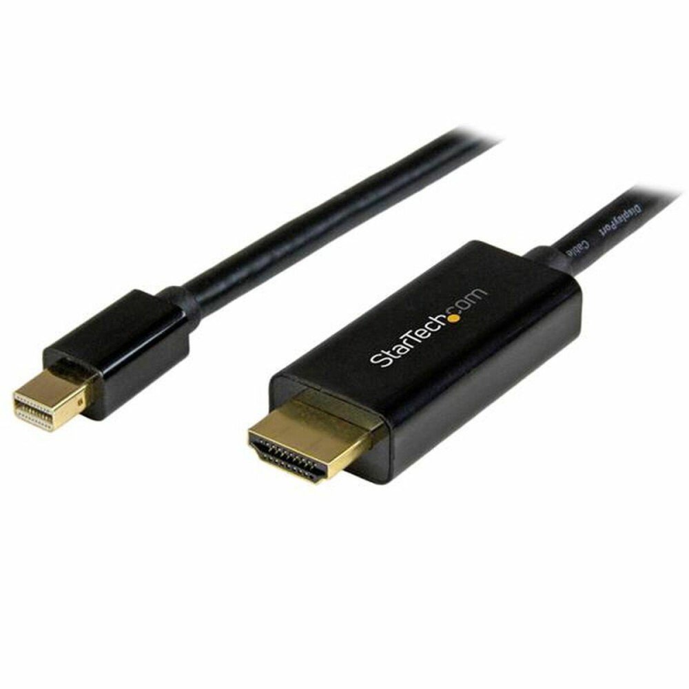 AdaptadorMiniDisplayPortparaHDMIStartechMDP2HDMM5MB5mPreto