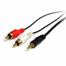 AudioJack(3.5mm)to2RCACableStartechMU3MMRCABlack