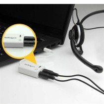 AdaptadorÁudioJackStartechMUYHSMFFADWBranco0,15m