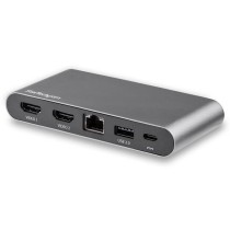 HubUSBStartechDK30C2HAGPDSchwarzGrauUSB-C