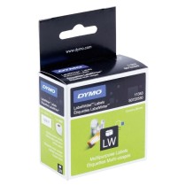 Rollo de Etiquetas Dymo Blanco Negro 1000 Piezas 13 x 25 mm (6 Unidades)