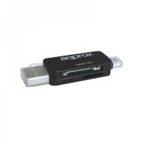 LectordeTarjetasapprox!FLTLFL0083APPC33MicroSD/SD/MMCMicroUSB480Mbps32GBNegro