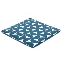 Cuscino per sedie Amalfi 38 x 38 x 2,5 cm Blu cobalto