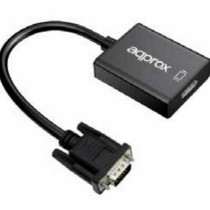 AdaptadorVGAaHDMIconAudioapprox!APPC253,5mmMicroUSB20cm720p/1080i/1080pNegro