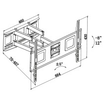 SupportoTVTMElectron32"-65"60Kg