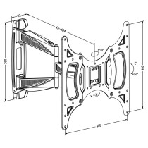 SupportoTVTMElectron26"-50"30Kg